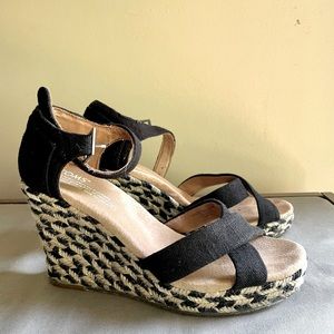 Toms Sienna wedge espadrilles